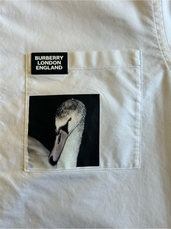 Burberry Other - Burberry London England Swan Graphic Button Up Shirt XL White